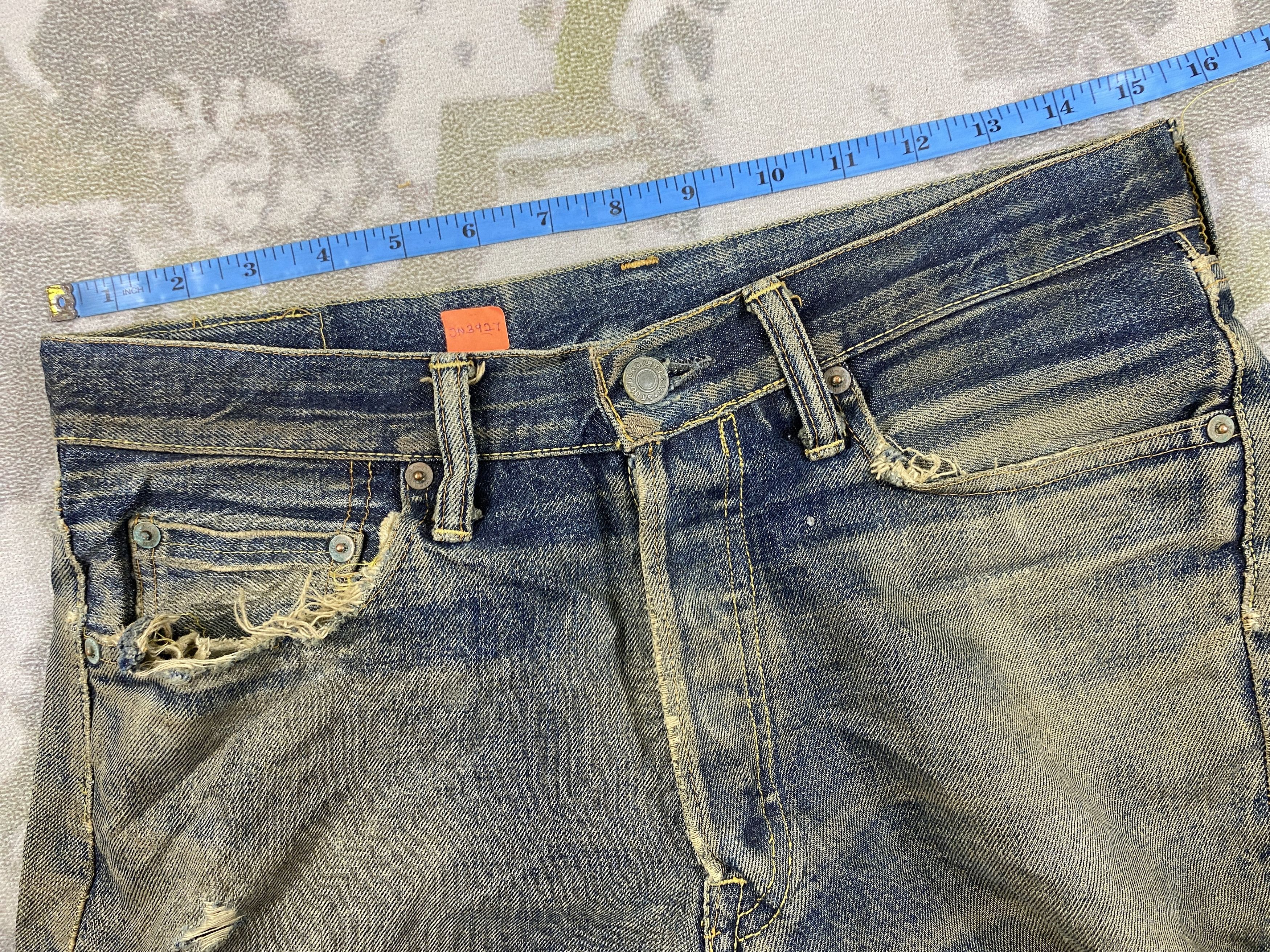 If Six Was Nine Vintage Redline Studio D'Artisan Jeans 31x27 Denim- JN3927 Size US 31 - 8 Thumbnail