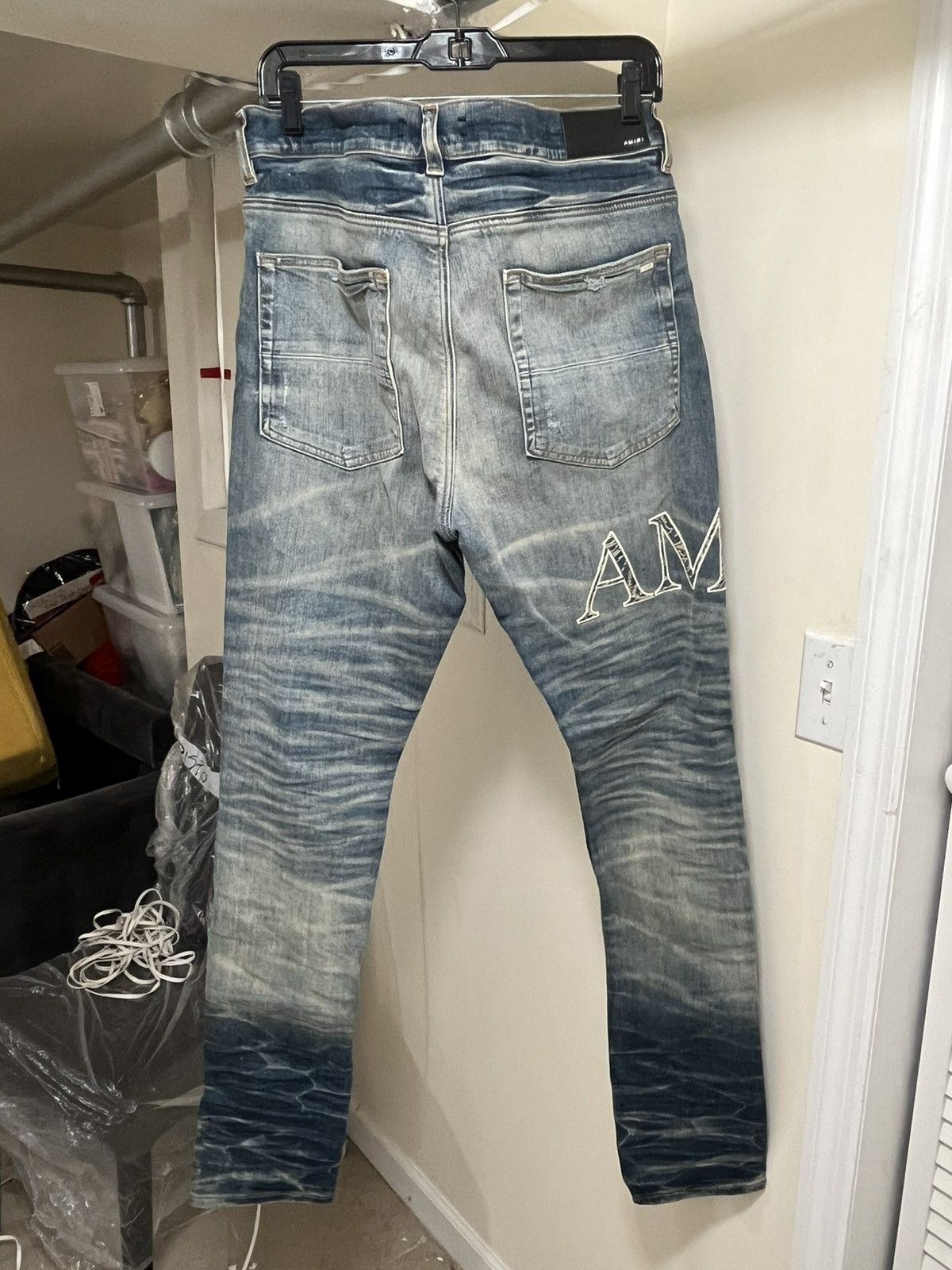 Amiri Amiri Core Logo Jean Sz 38 Size US 38 / EU 54 - 4 Thumbnail