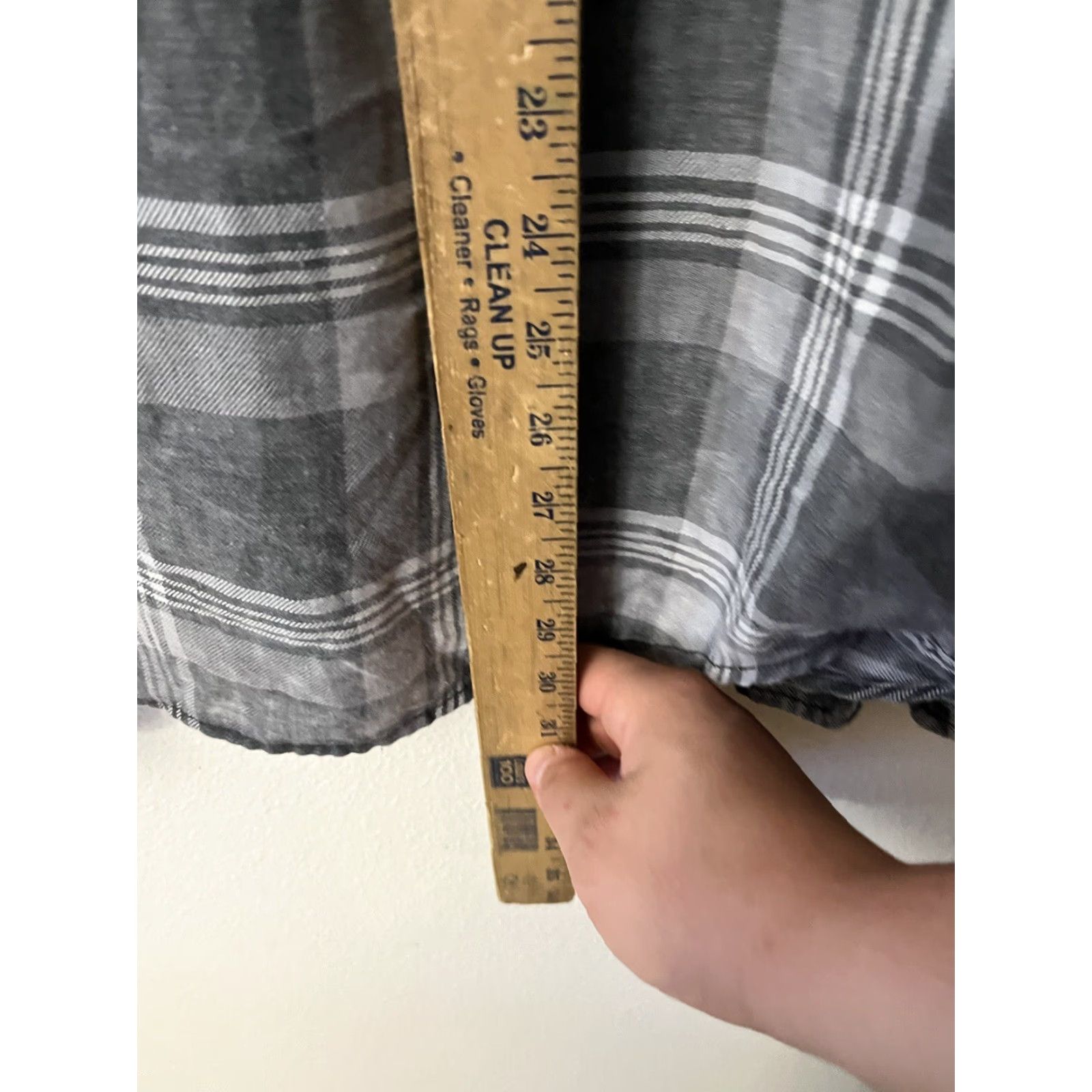 Vintage Aéropostale Button-Up Shirt Adult XL Gray Plaid Casual Long Sleeve Pocket Mens Size US XL / EU 56 / 4 - 4 Thumbnail