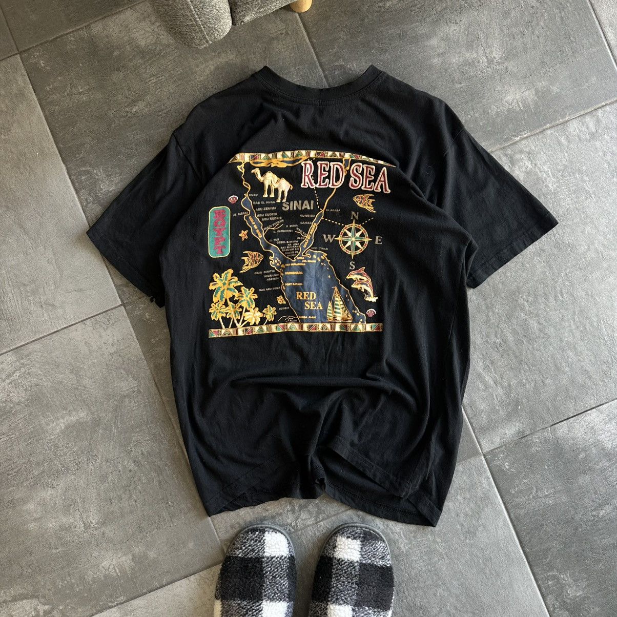 Vintage × Y/Project Vintage Adult Red Sea T-shirts Big Logo Joke Humor Y2K 00s Size US M / EU 48-50 / 2 - 1 Thumbnail