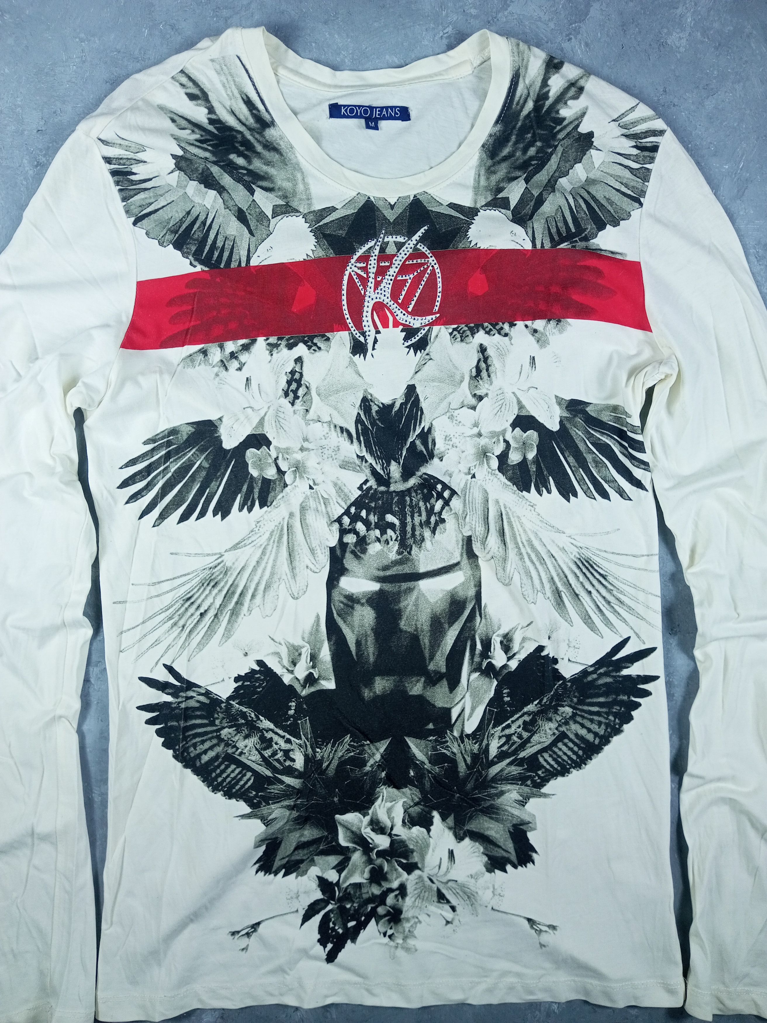 Japanese Brand 2000s Japanese archive Vkei Slim Long Sleeve Tee Size US M / EU 48-50 / 2 - 2 Thumbnail