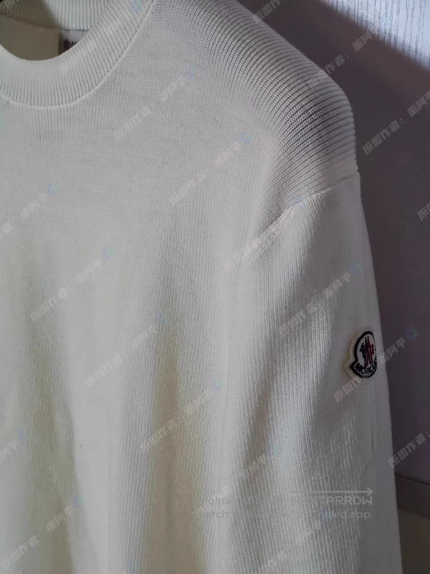 Moncler Beige Long Sleeve Knit Top. Size US S / EU 44-46 / 1 - 2 Thumbnail