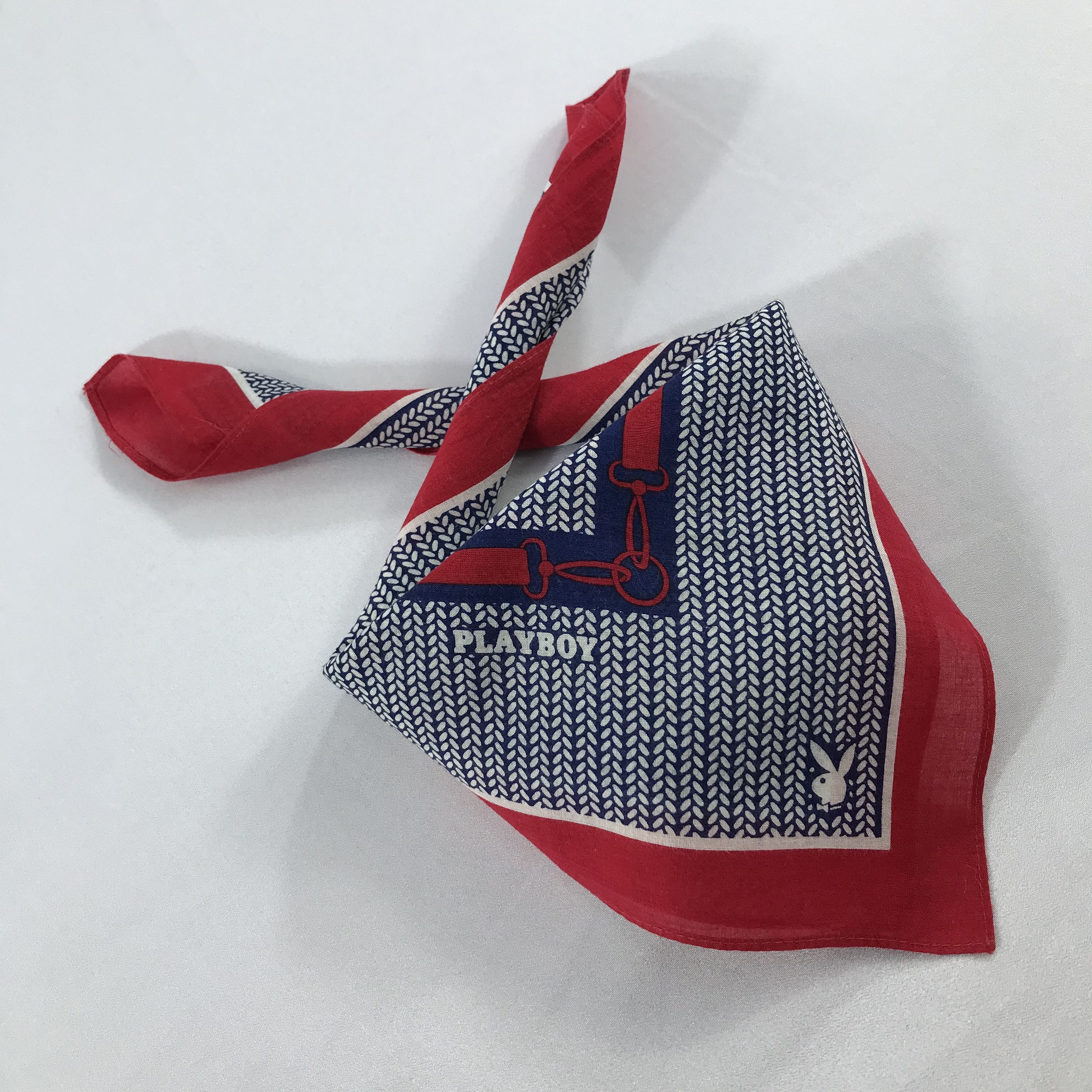 Playboy × Vintage Playboy Bandana / Handkerchief / Neckerchief - S2004 Size ONE SIZE - 4 Thumbnail