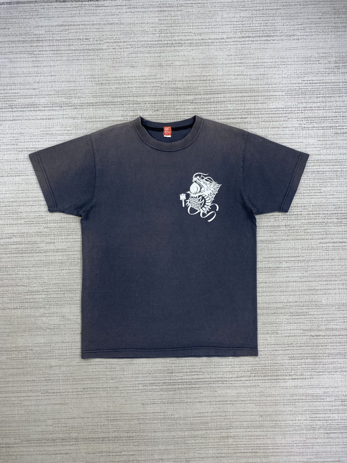 Designer × Japanese Brand × Vintage Vintage Japanese Fashion Dragon Design Shortsleeve Shirt Size US M / EU 48-50 / 2 - 2 Thumbnail