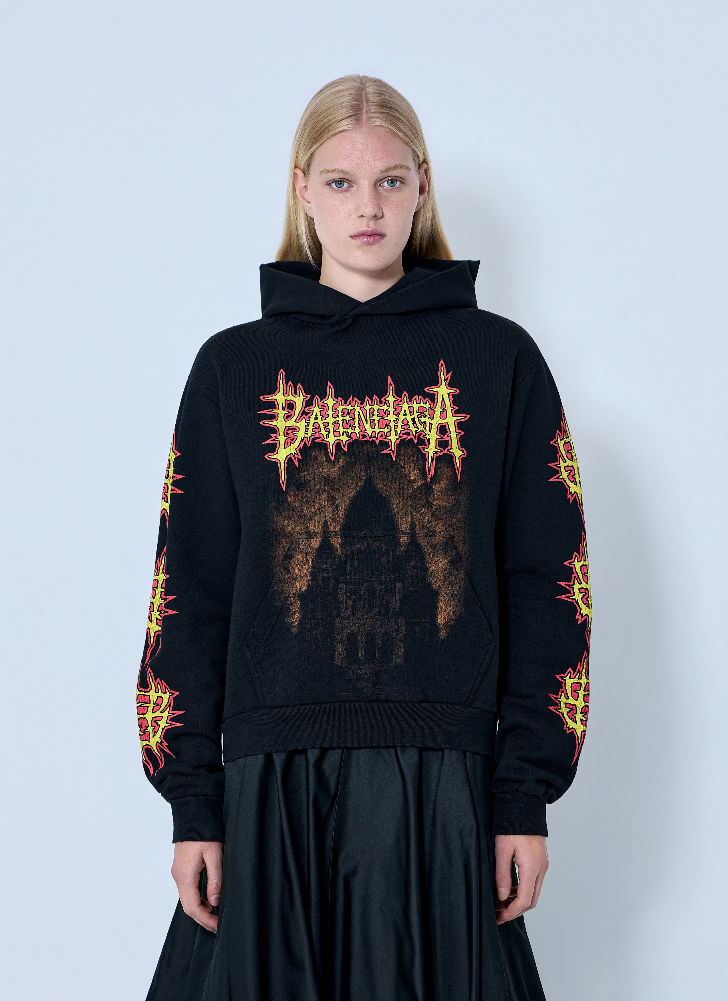 Balenciaga Medium Fit Hoodie Size XS / US 0-2 / IT 36-38 - 1 Thumbnail