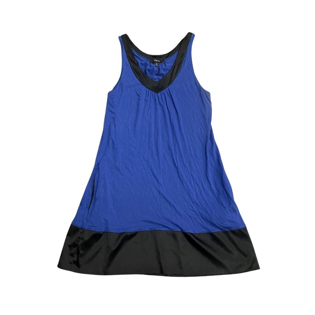 Express V-Neck Knit Mini Sleeveless Shift Pocket Dress SZ M Coastal Size M / US 6-8 / IT 42-44 - 1 Thumbnail