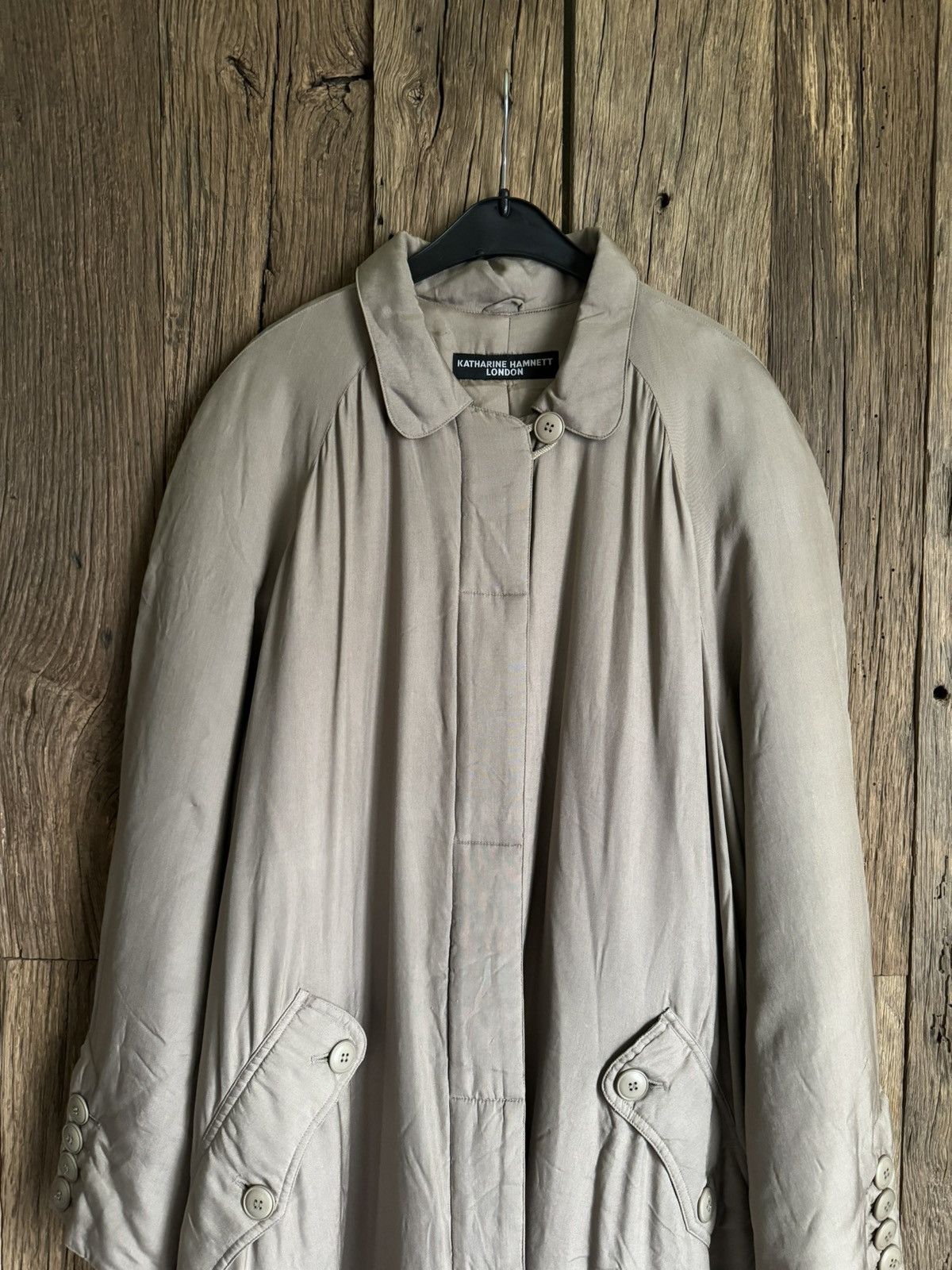 Archive 80s Katharine Hamnett London Long Coat