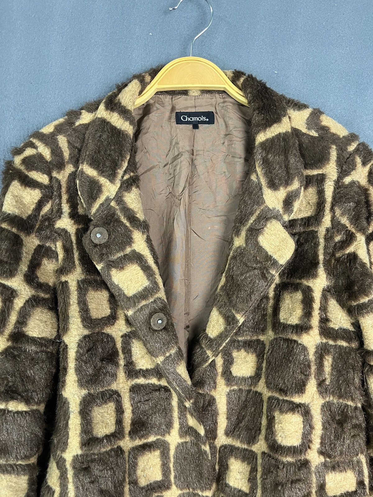 Japanese Brand Chamois Animal Pattern Faux Fur Jacket Size US M / EU 48-50 / 2 - 6 Thumbnail