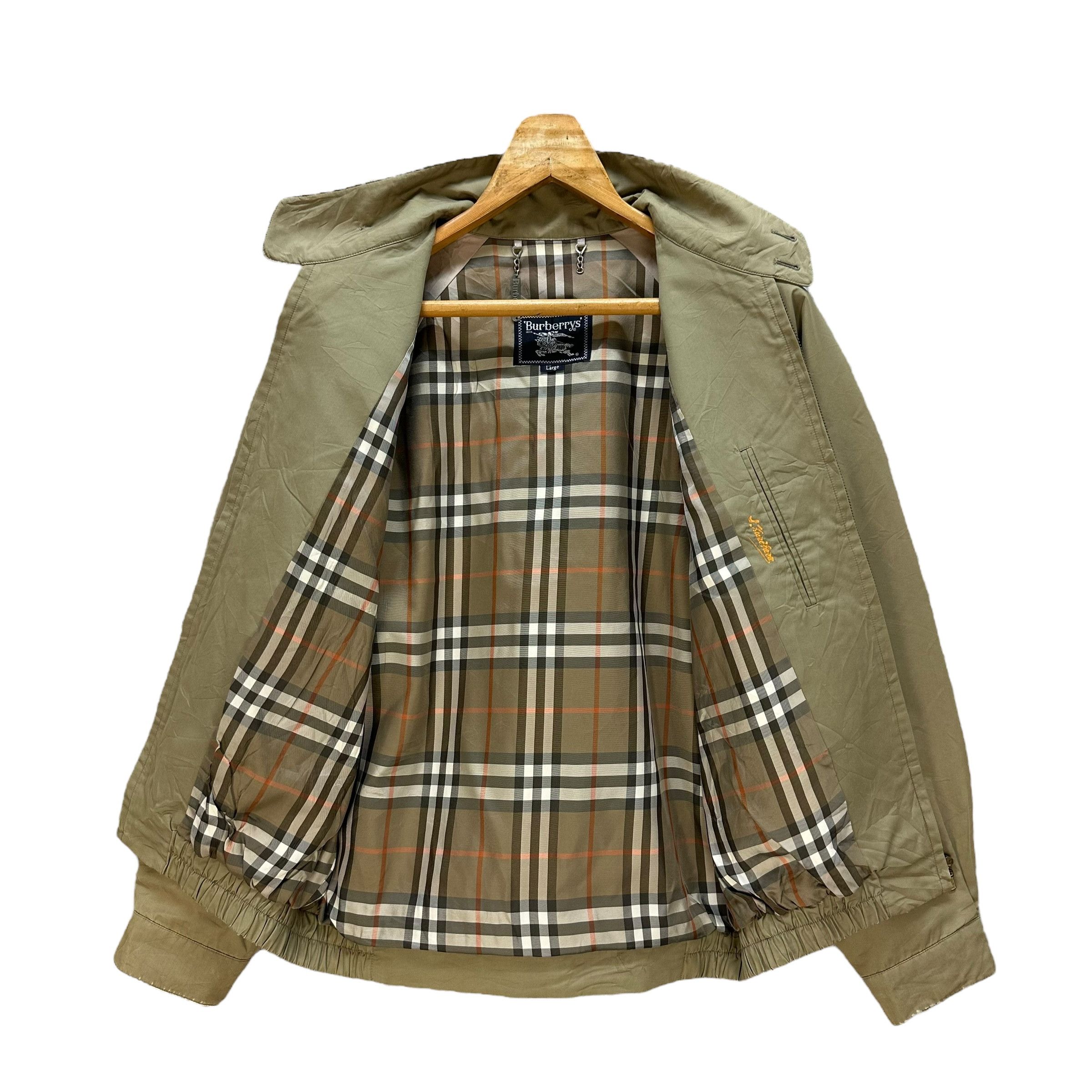 Burberry Vintage BURBERRYS Nova Check Lined Bomber Jacket #A52-1219 Size US L / EU 52-54 / 3 - 10 Thumbnail