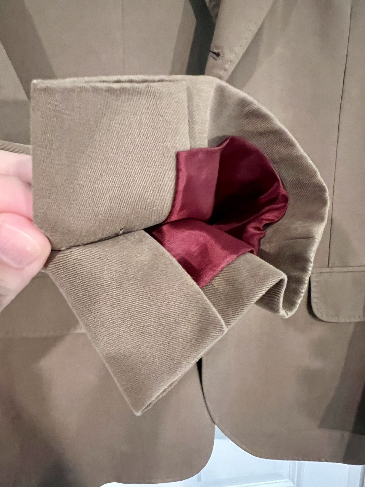 Brunello Cucinelli New Brunello Cucinelli Cashmere/Cotton Peak Lapel blazer Size 42R - 13 Thumbnail