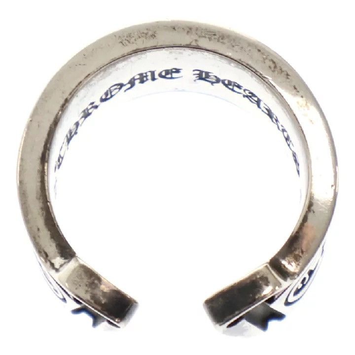 Chrome Hearts CHROME HEARTS LARGE SCROLL LABEL SILVER RING Size ONE SIZE - 6 Thumbnail