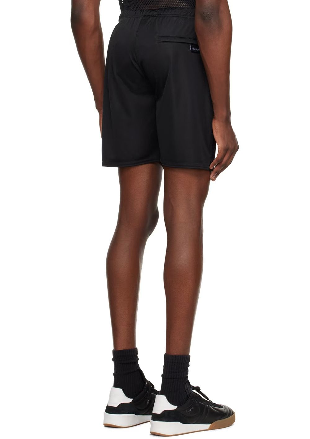 Courreges COURREGES black lycra nylon football soccer shorts XL Size US 36 / EU 52 - 3 Thumbnail