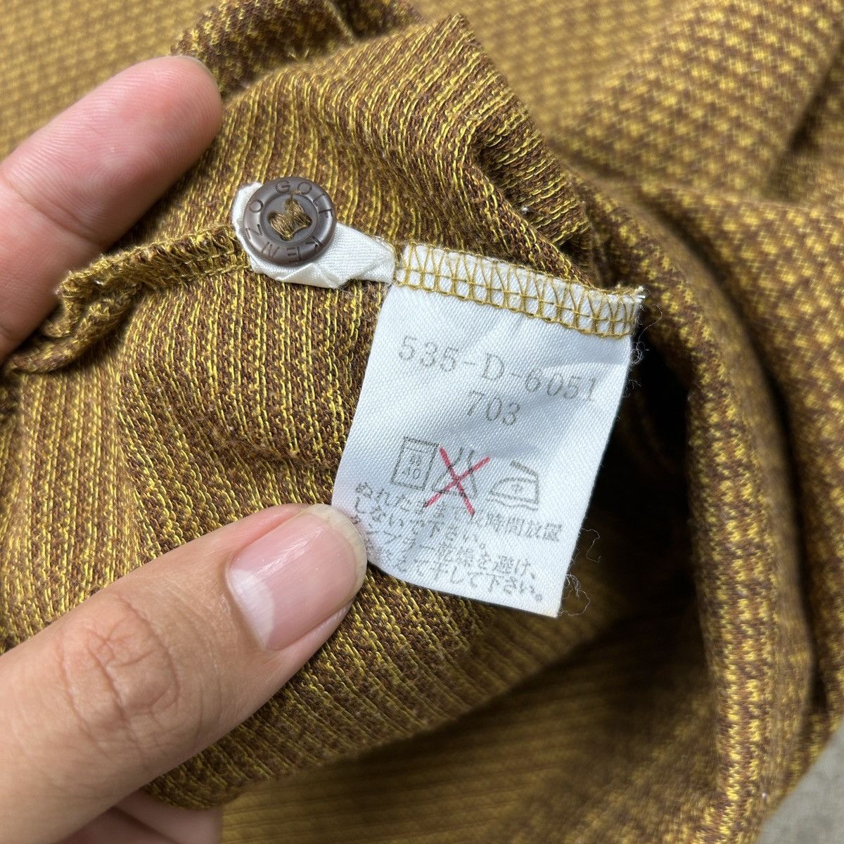 Kenzo × Vintage 1990s Kenzo Golf - Golden Polo Size US M / EU 48-50 / 2 - 13 Thumbnail