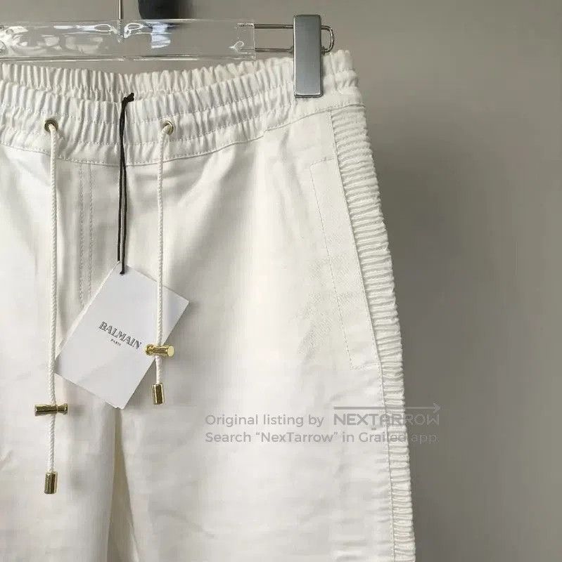 Balmain Balmain Off-White Cotton Women's Jeans . Size 23" - 4 Thumbnail