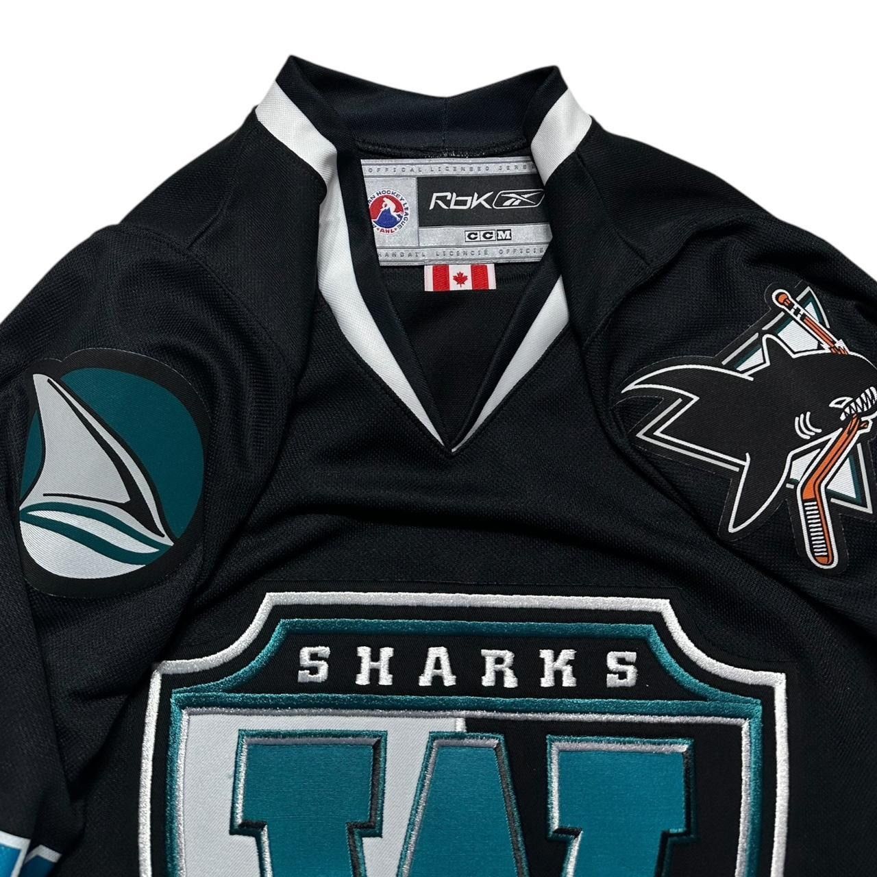 Ccm × NHL × Vintage Worchester Sharks AHL Hockey Jersey Size US XL / EU 56 / 4 - 5 Thumbnail