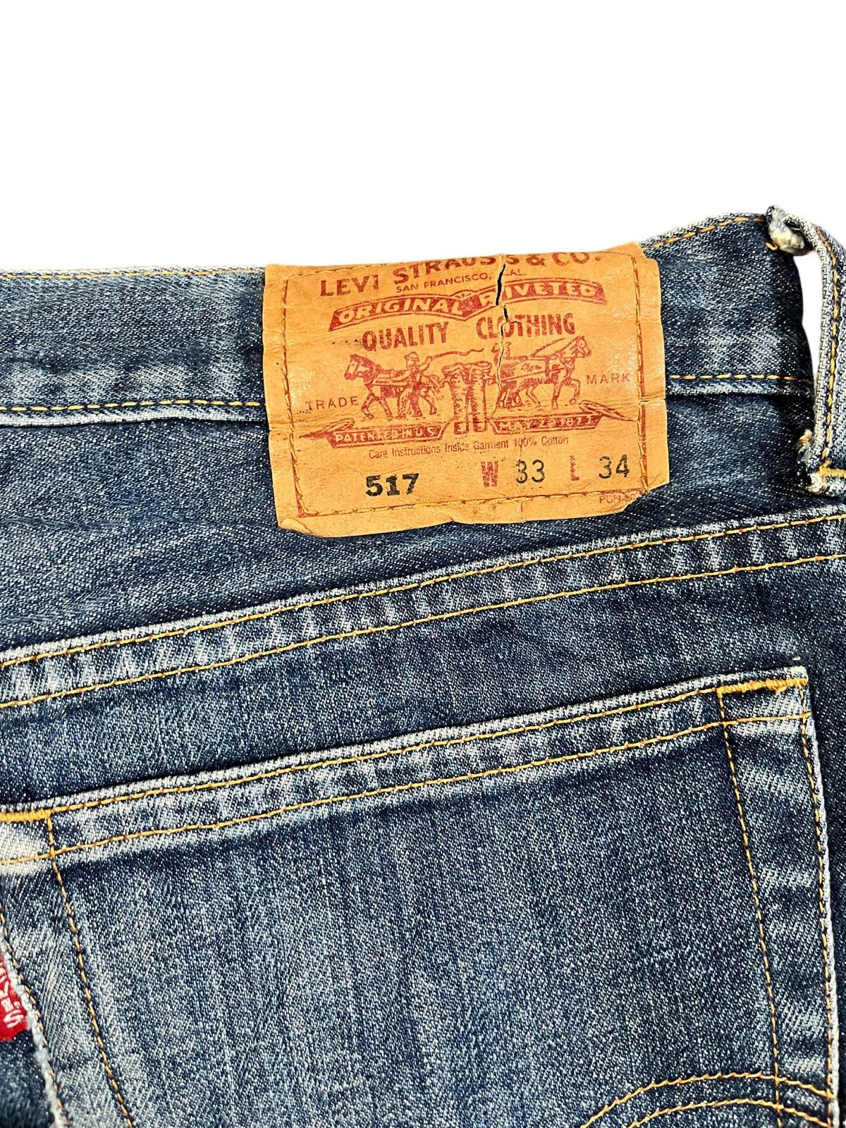 Levi's Vintage Levi’s 517 Flare Bootcut Denim Size US 31 - 4 Thumbnail