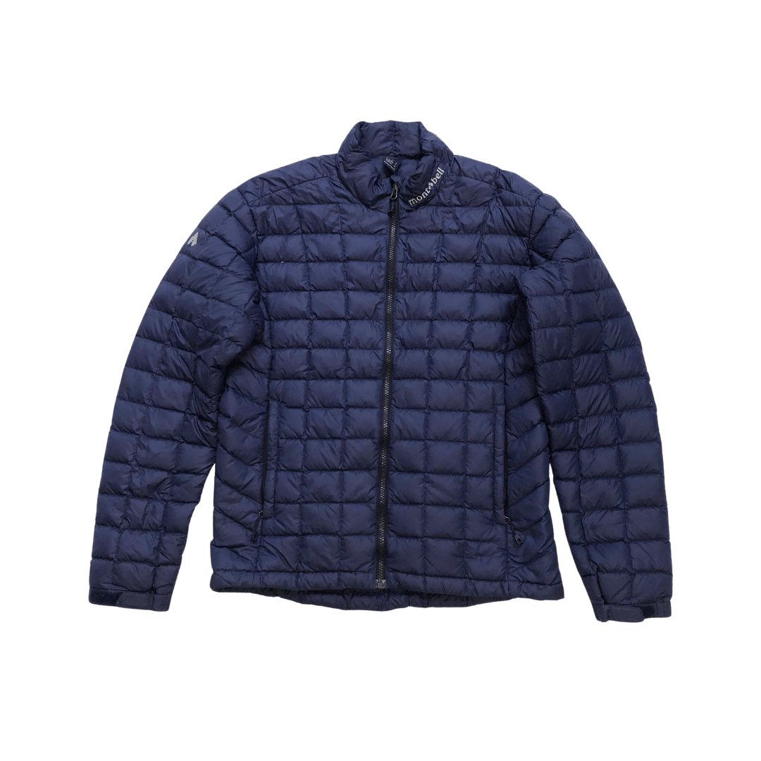 Image of Montbell Vintage Puffer Jacket Small in Blue, Men's