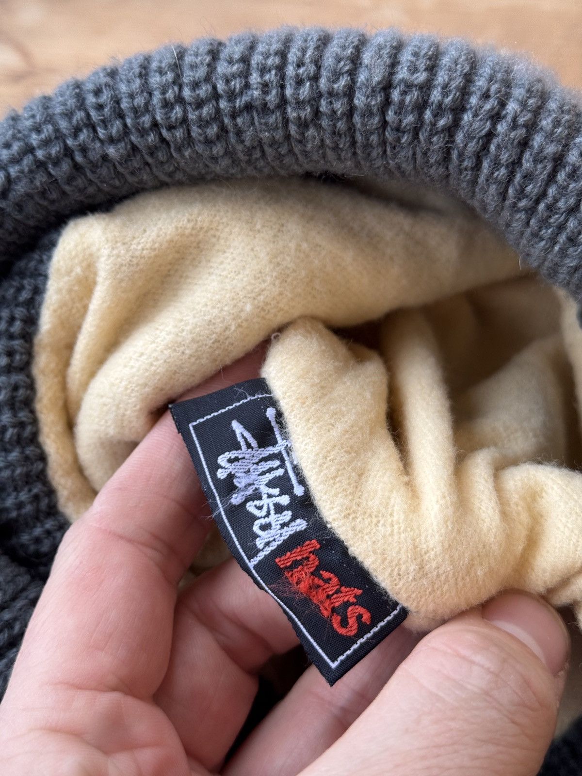 Stussy × Vintage Vintage 00s Stussy Workgear beanie Hype hat Size ONE SIZE - 6 Thumbnail