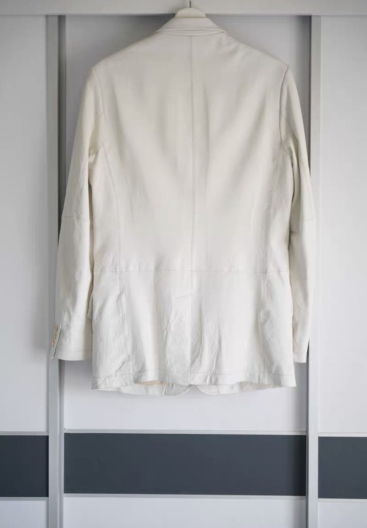 Yohji Yamamoto Yohji Yamamoto 10ss Bankrupt Era Sheepskin Blazer K4 Size US M / EU 48-50 / 2 - 2 Thumbnail