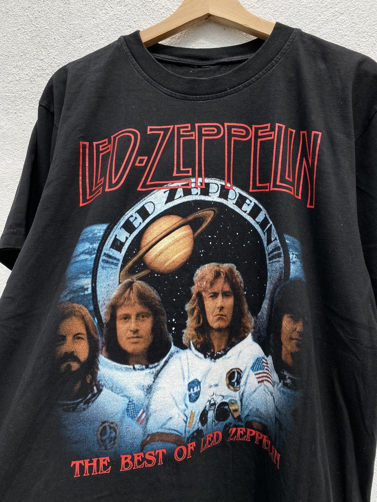 Band Tees × Vintage Vintage Band Led Zeppelin Size US XL / EU 56 / 4 - 4 Thumbnail