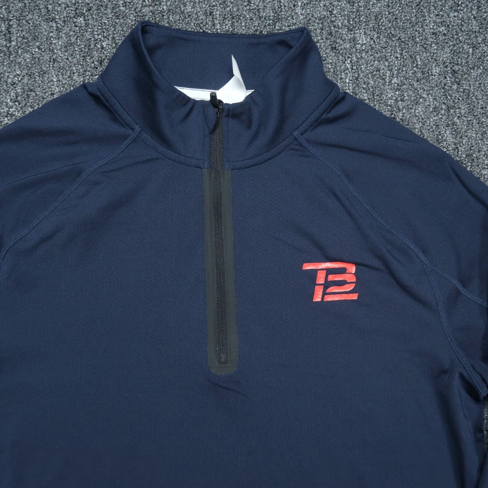 Rhone Rhone Pullover Mens Small Blue TB12 Tom Brady Boston Performance Quarter Zip Size US S / EU 44-46 / 1 - 2 Thumbnail
