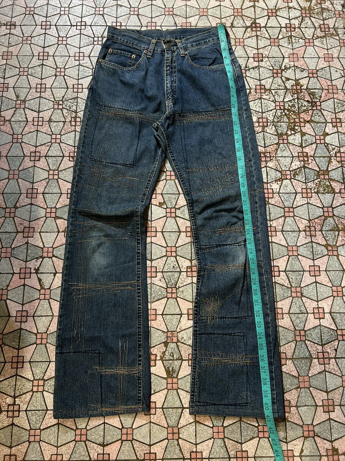 Hysteric Glamour Hysteric Glamour Patchwork Kinky Jeans Size US 27 - 22 Thumbnail