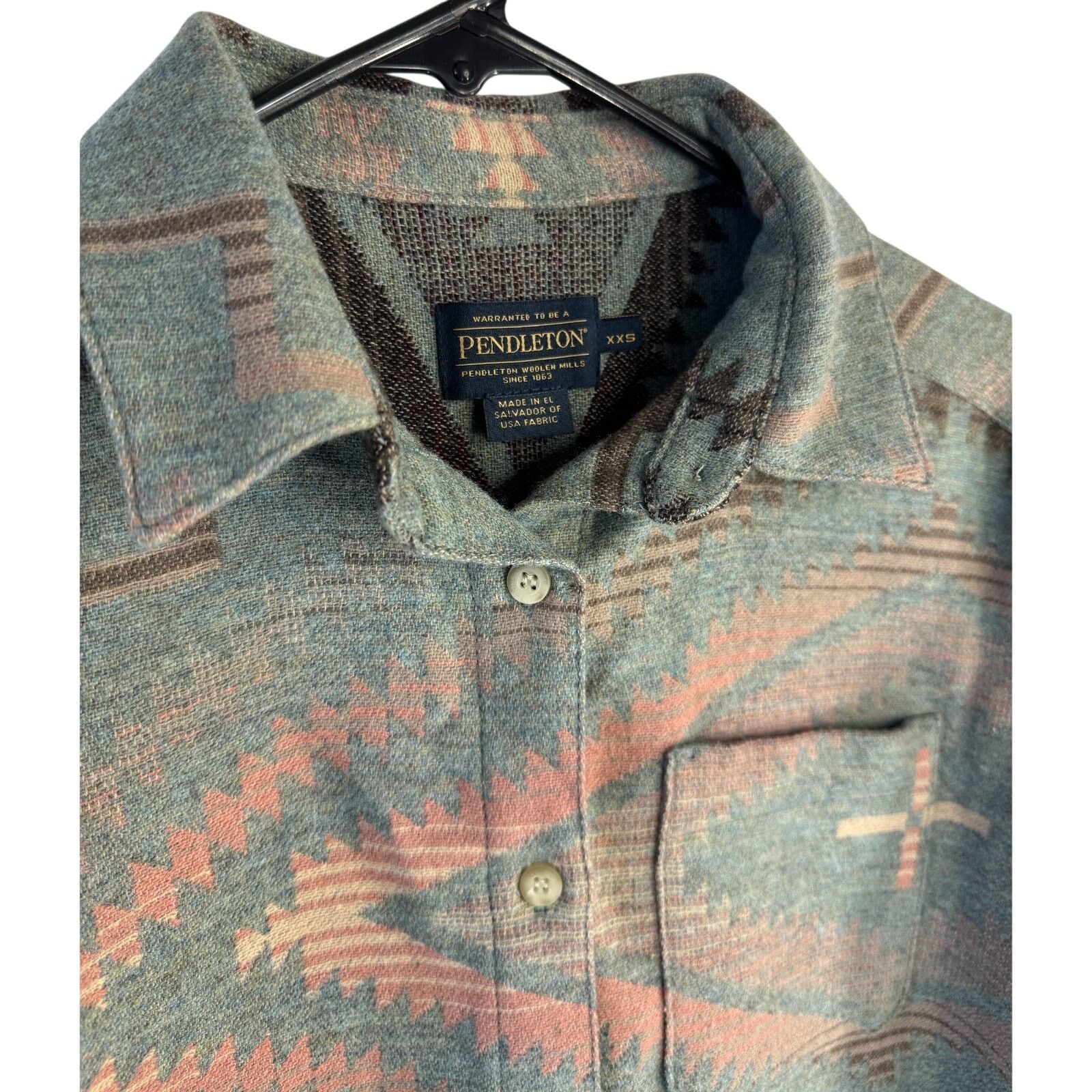 Pendleton Pendleton Flannel Shirt Women’s Western Aztec Wool size XXS Size XXS / US 00 / IT 34 - 2 Thumbnail