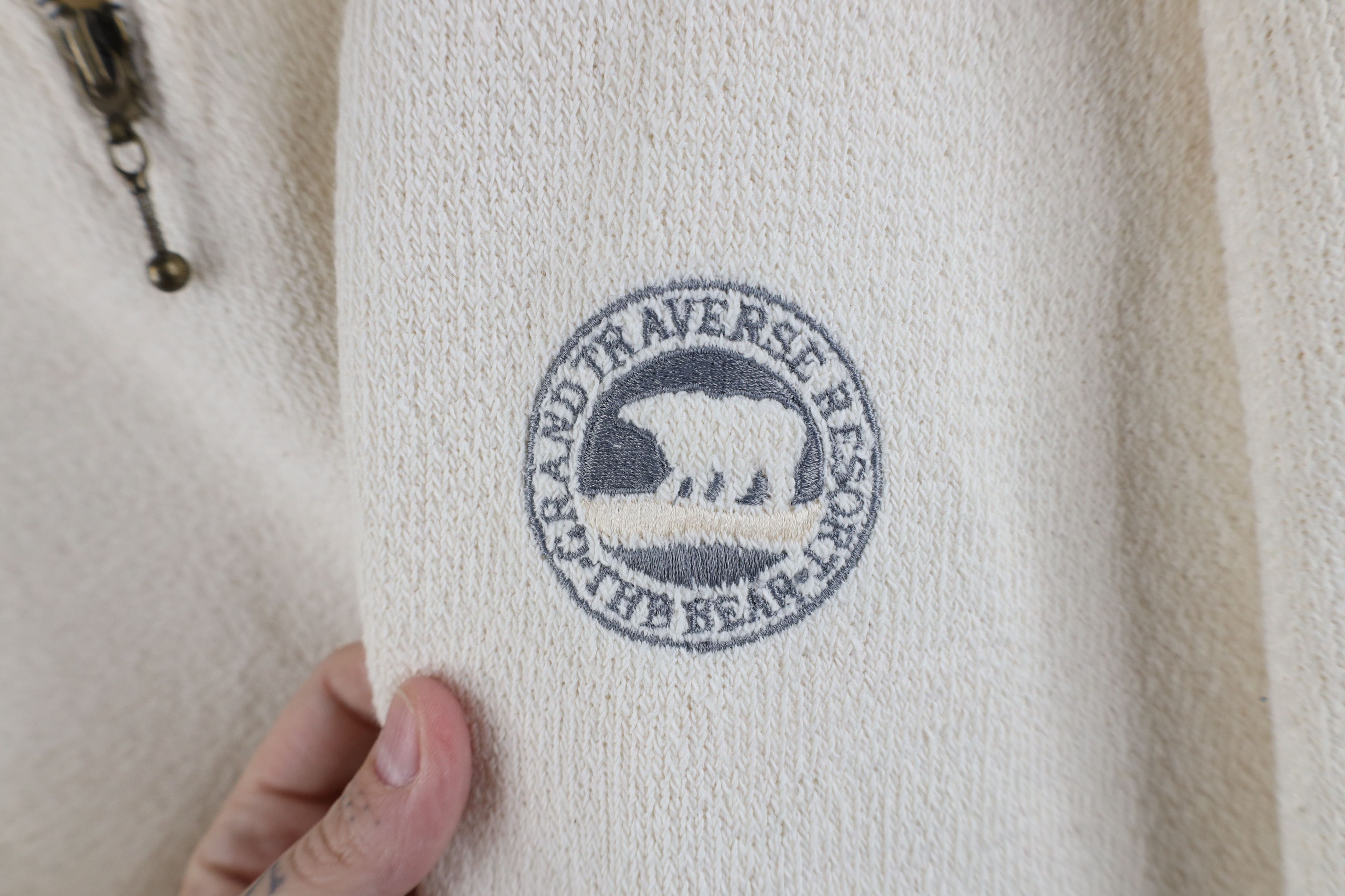 Vintage Vintage 90s Cloth Grand Traverse Resort Half Zip Sweater USA Size US XXL / EU 58 / 5 - 4 Thumbnail