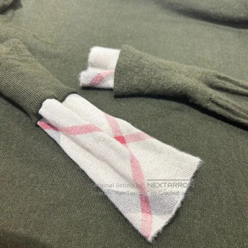 Burberry Burberry Green Wool Knit Long Sleeve Sweater. Size S / US 4 / IT 40 - 8 Thumbnail