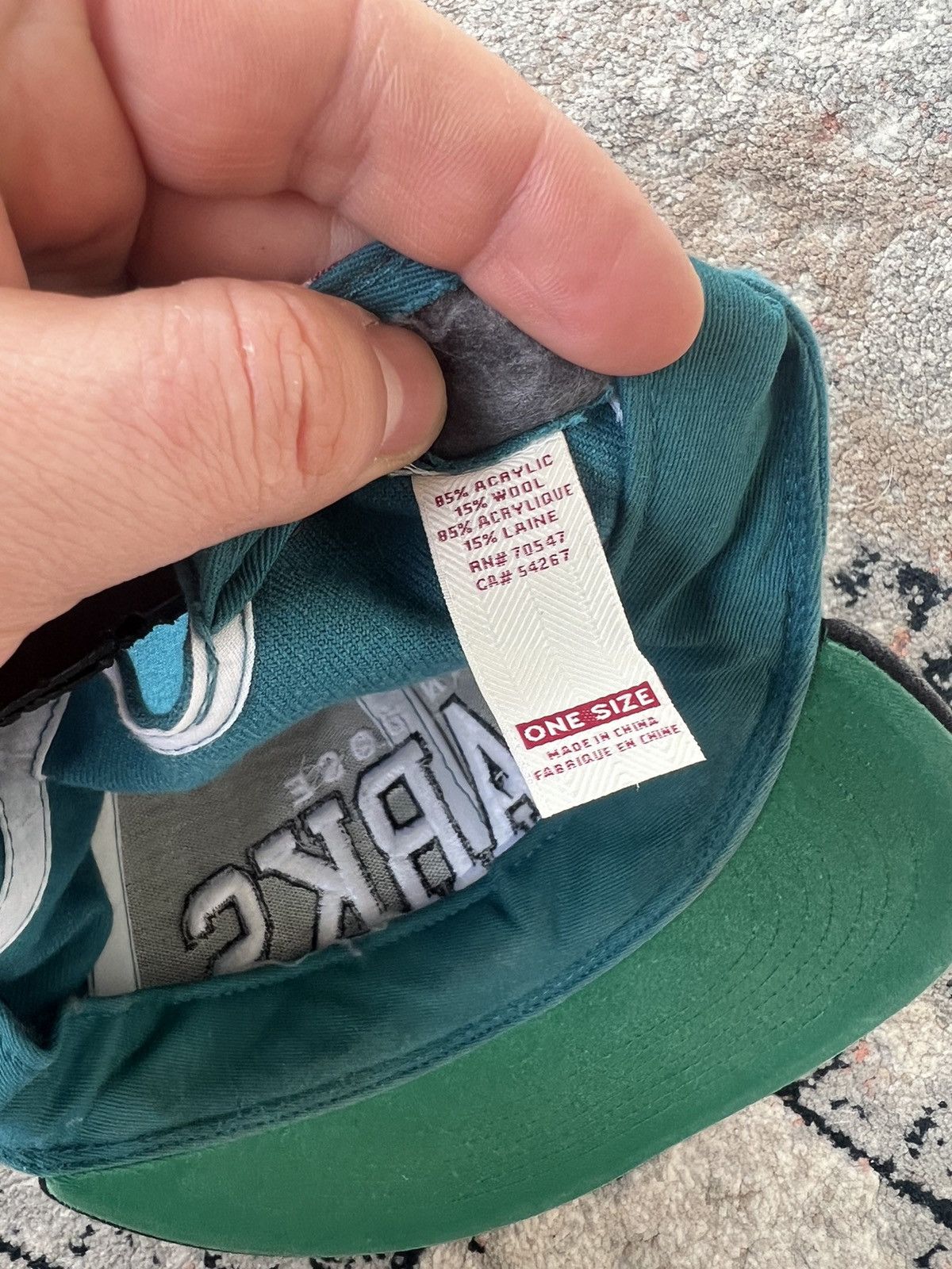 47 Brand Vintage San Jose Sharks NHL 47 Brand Cap Size ONE SIZE - 6 Thumbnail
