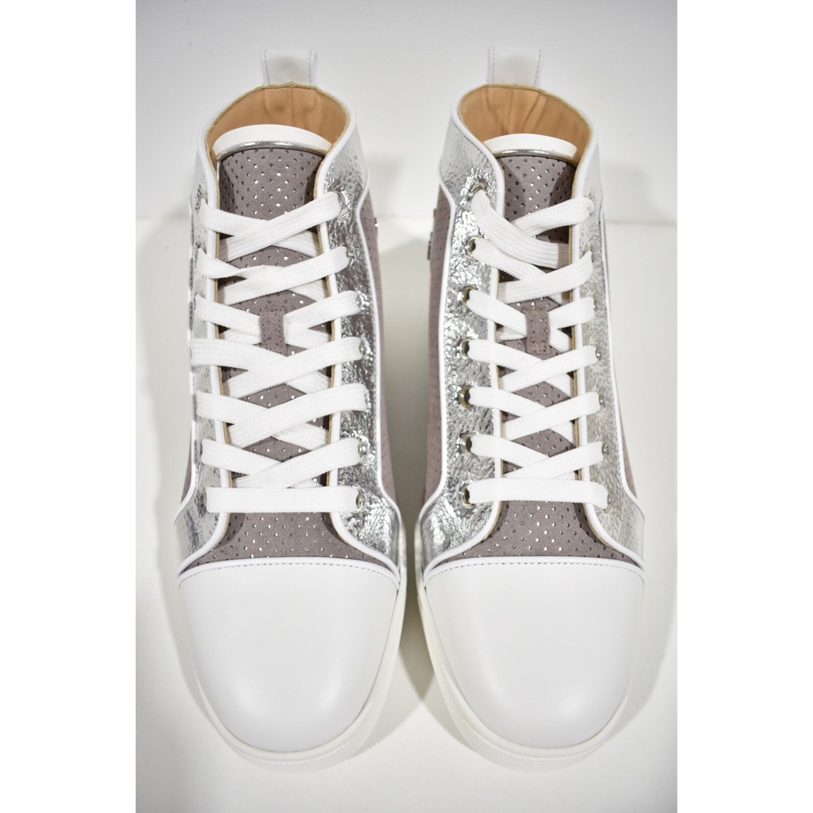 Christian Louboutin Christian Louboutin Mens Louis Orlato Flat Elegant Argento Size US 9 / EU 42 - 6 Thumbnail