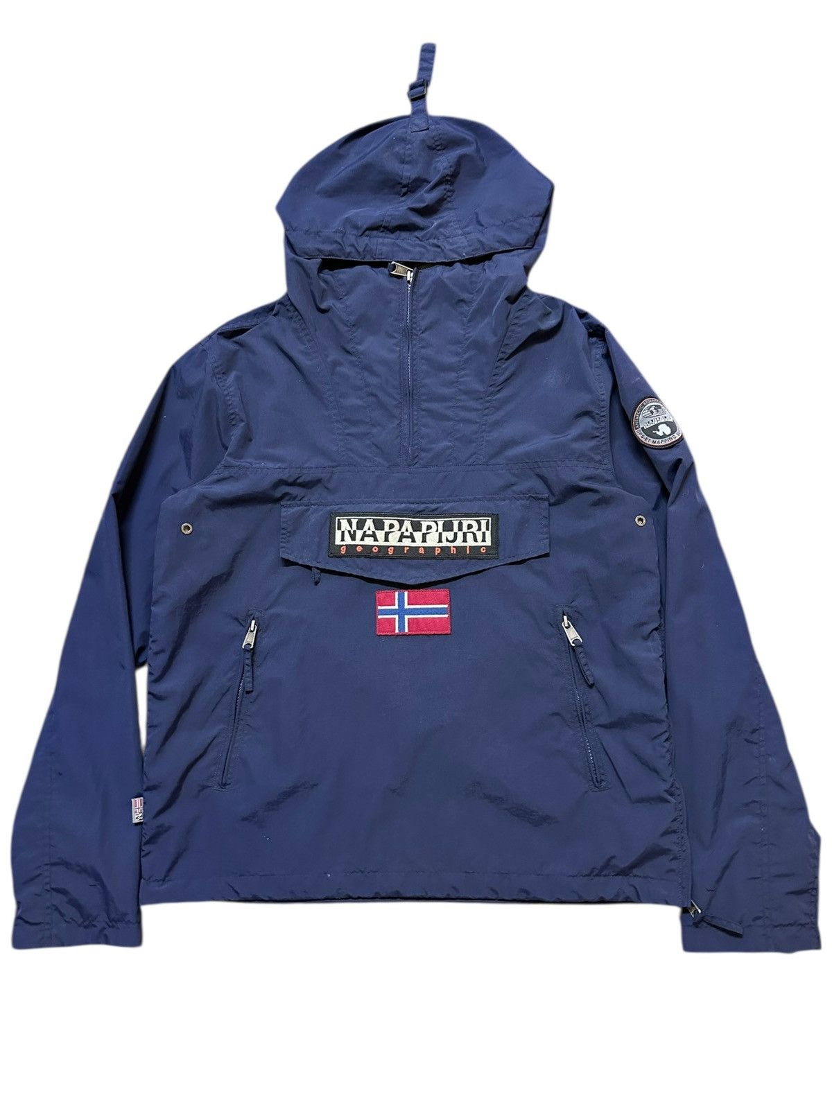 Napapijri Vintage Napapijri Pullover Anorak Half Zipper Windbreaker Size US S / EU 44-46 / 1 - 1 Thumbnail