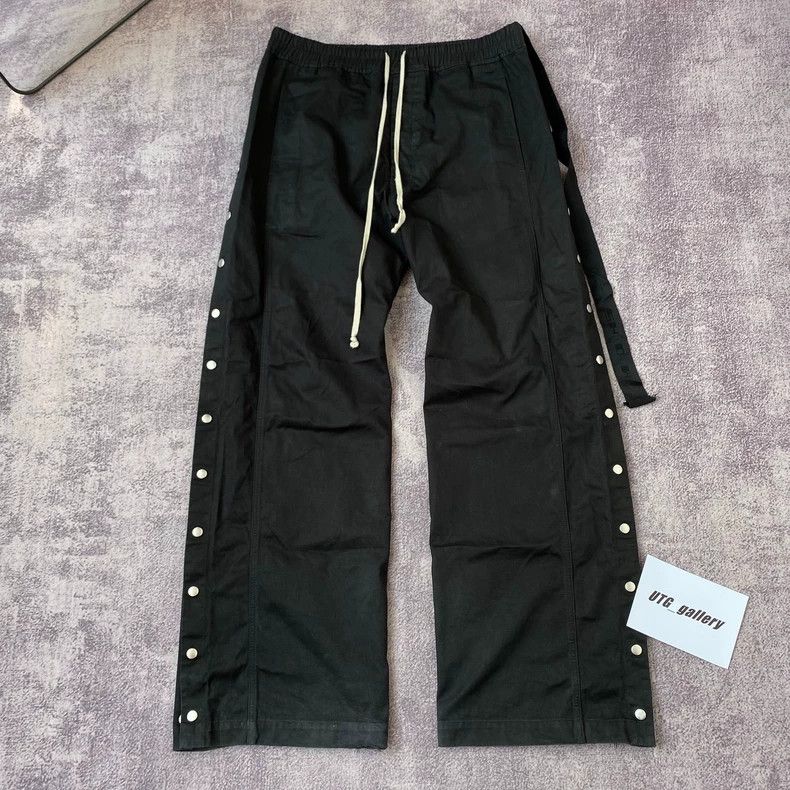 Rick Owens Rick Owens Wide-Leg Button Pants Size US 31 - 1 Thumbnail