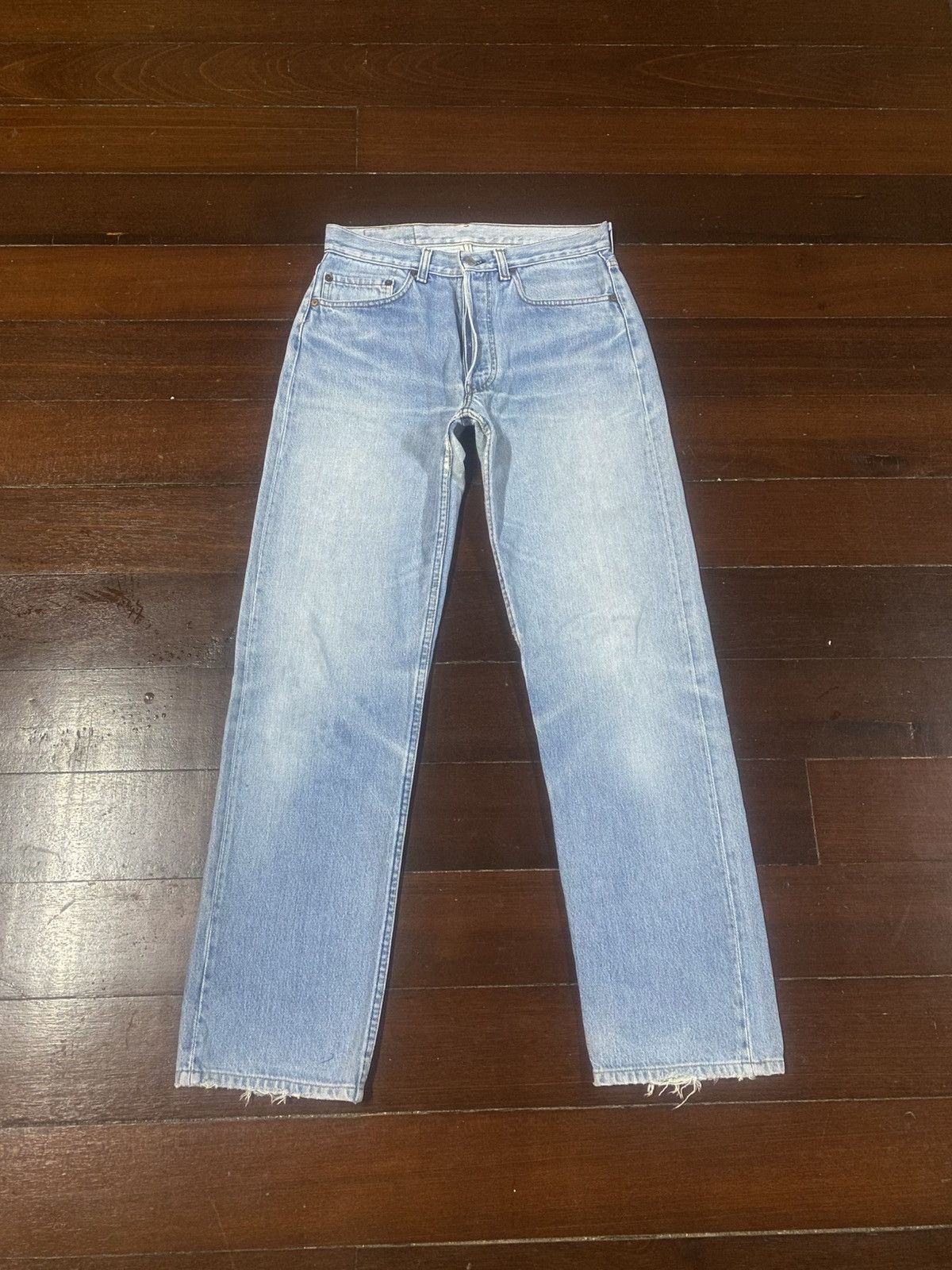 Levi's Vintage early 80s 522 Levis 501 Dirty washed Faded rework Size US 31 - 1 Thumbnail