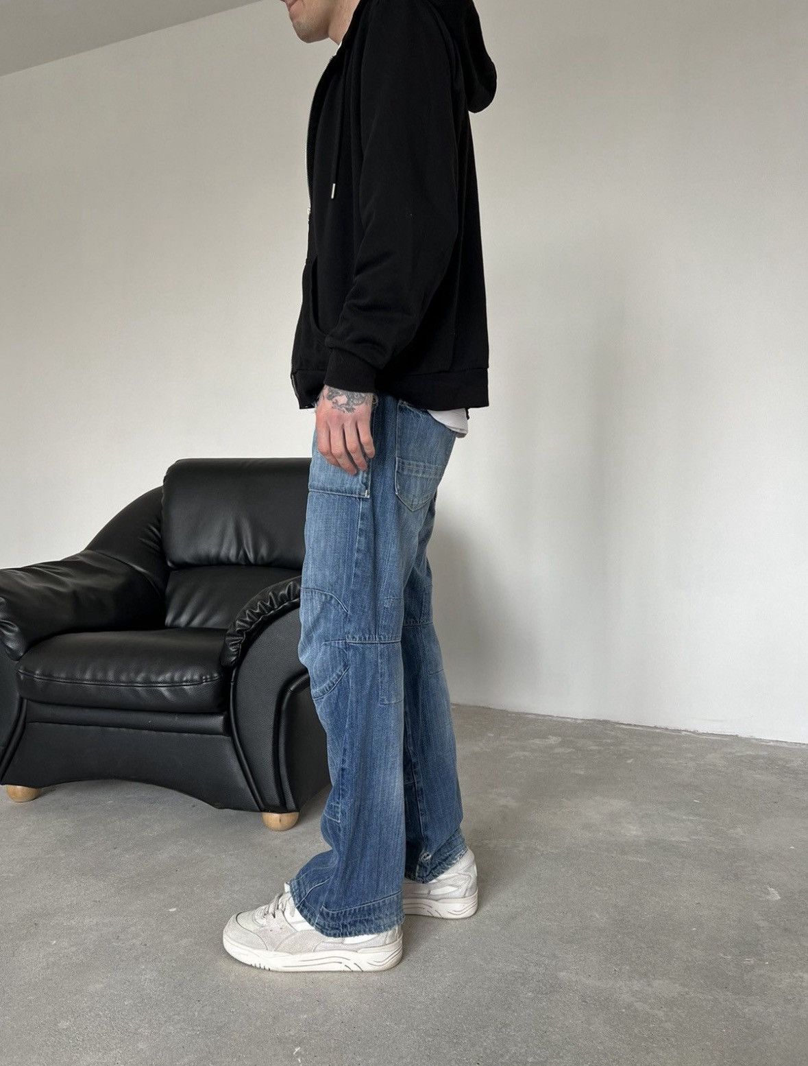 G-Star Vintage G Star Double Knee Denim Jeans Size US 33 - 12 Thumbnail