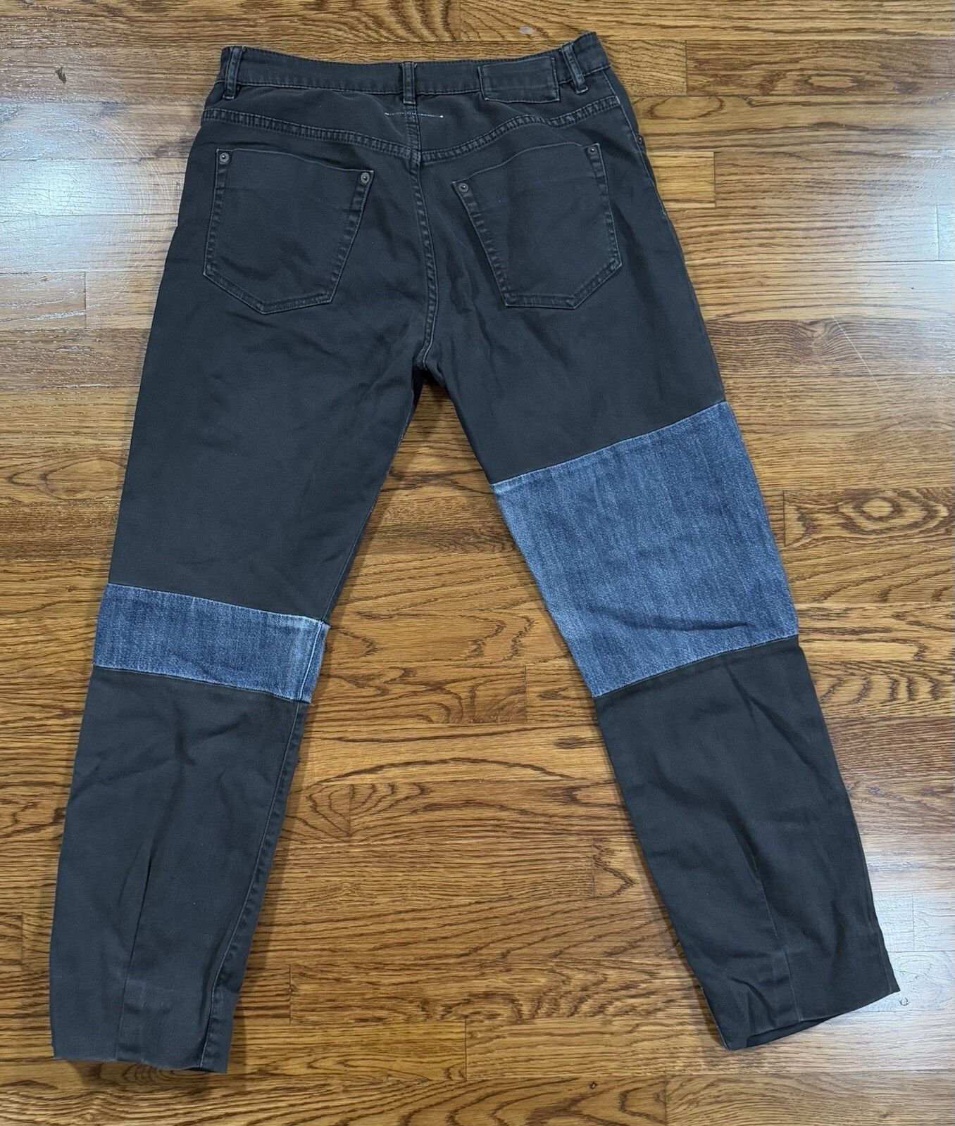 Maison Margiela Maison Margiela MM6 Patchwork Jeans Straight Leg 30x28 Size US 30 / EU 46 - 6 Thumbnail