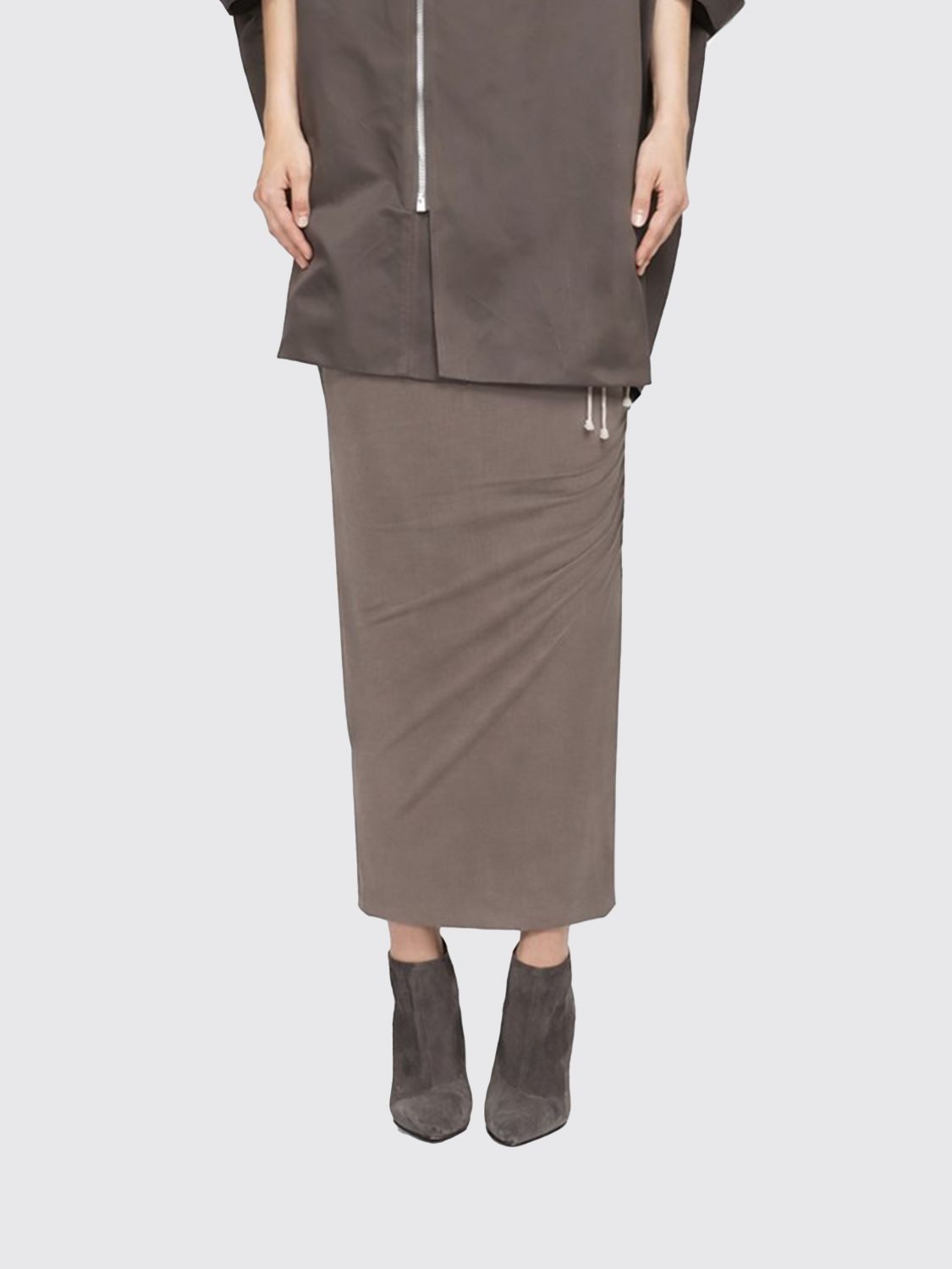 Rick Owens Rick Owens Skirt Woman Dove Grey Size 30" / US 8 / IT 44 - 1 Thumbnail