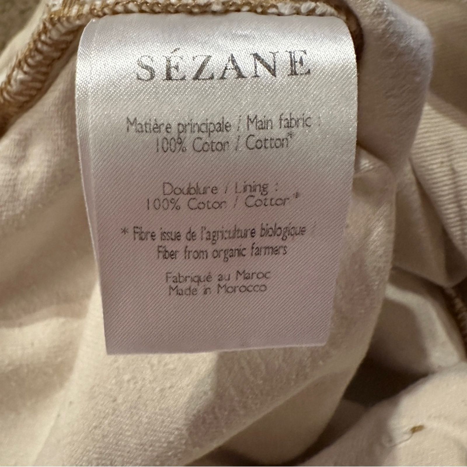 Sezane Sezane Austin Trousers High Waisted Tie Ankle Pants Sz 38 Size 31" - 9 Thumbnail