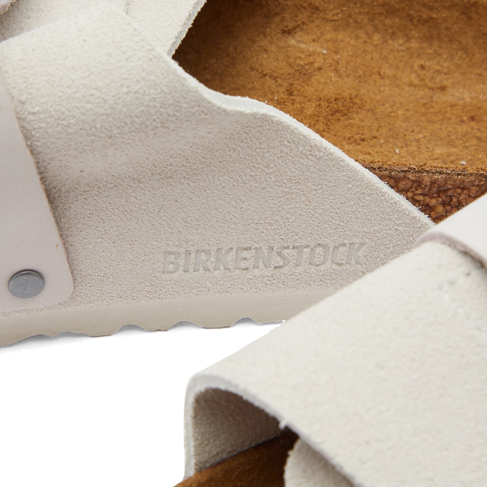Birkenstock BIRKENSTOCK KYOTO ANTIQUE WHITE SUEDE 1024535 US 8 EU 41 Size US 8 / EU 41 - 3 Thumbnail
