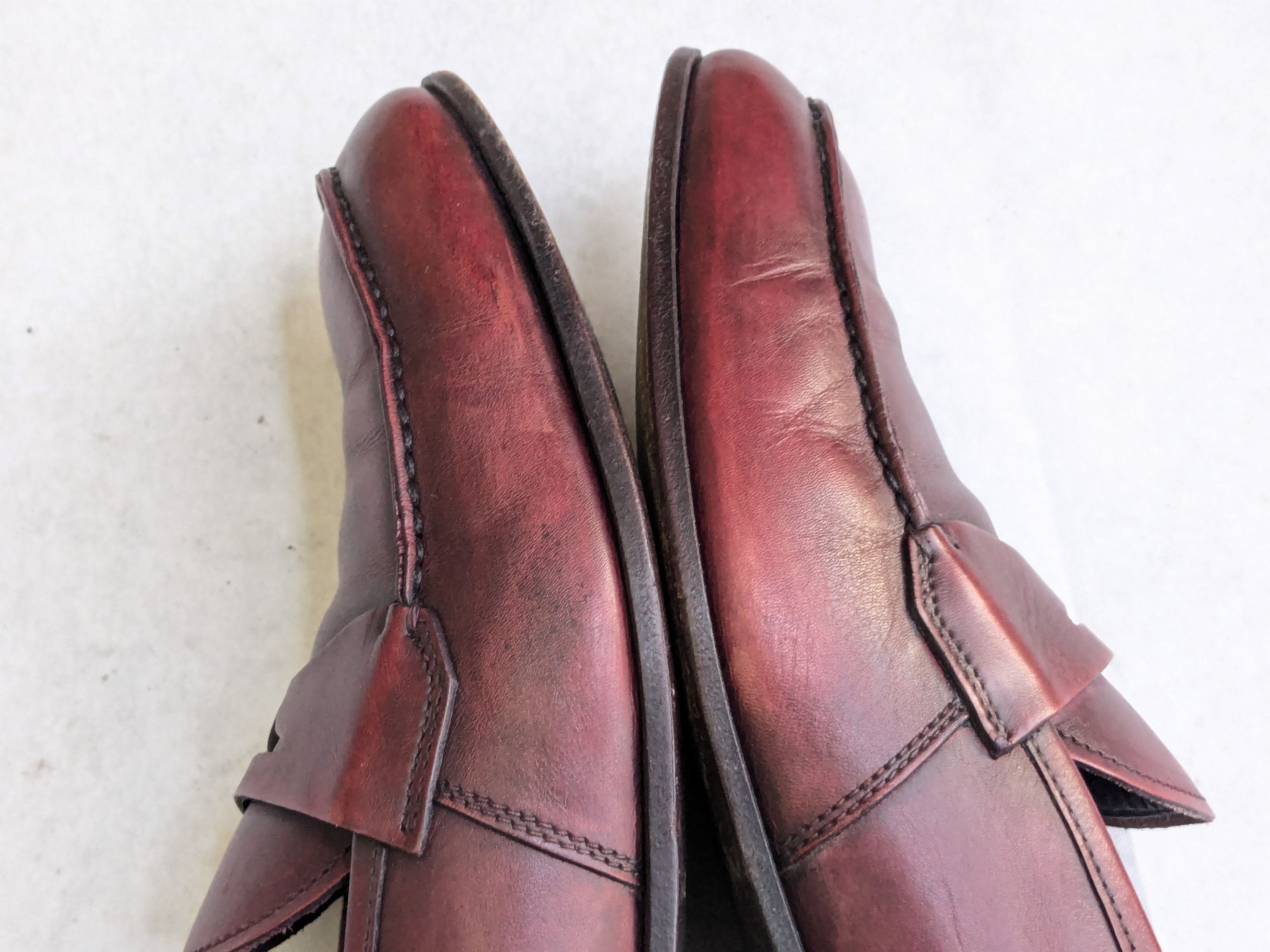 Prada Prada Loafers Red Leather US 10 Slip Ons Size US 10 / EU 43 - 5 Thumbnail