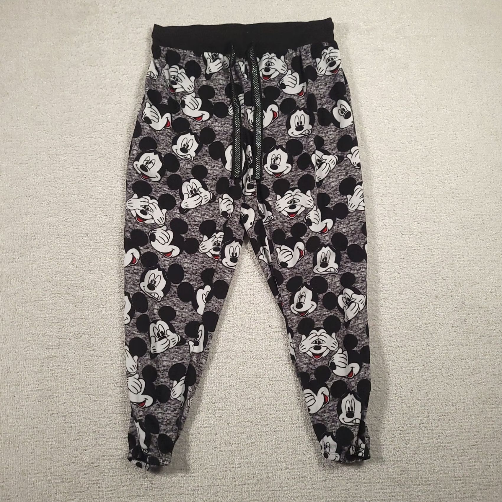 Disney VINTAGE? No — Disney Women’s Gray Mickey Mouse Sleep Pants Loungewear Pajama Bottoms Medium Size 32" / US 10 / IT 46 - 2 Thumbnail