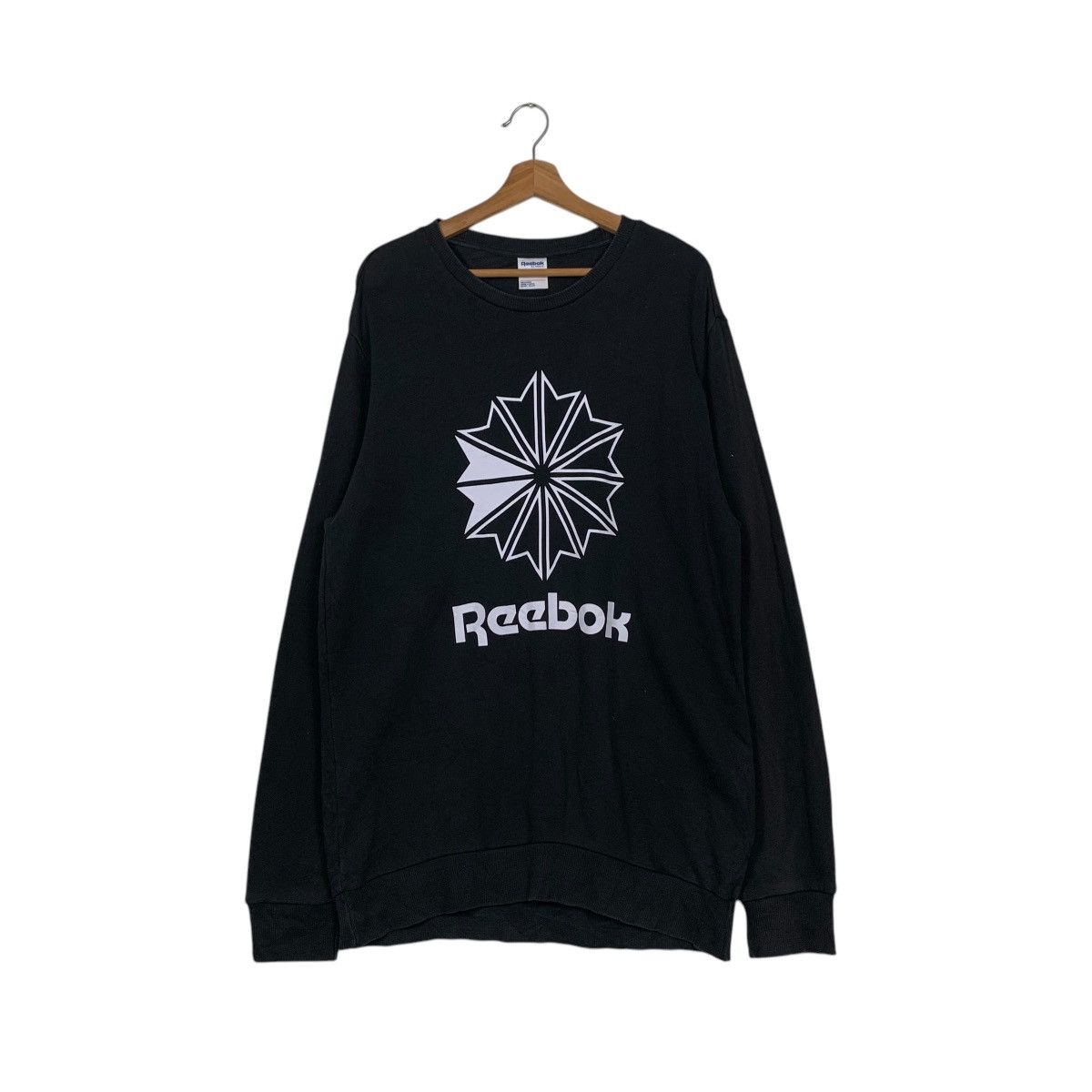 Reebok REEBOK Big Logo Crewneck Sweatshirt #1633-C73 Size US M / EU 48-50 / 2 - 1 Thumbnail
