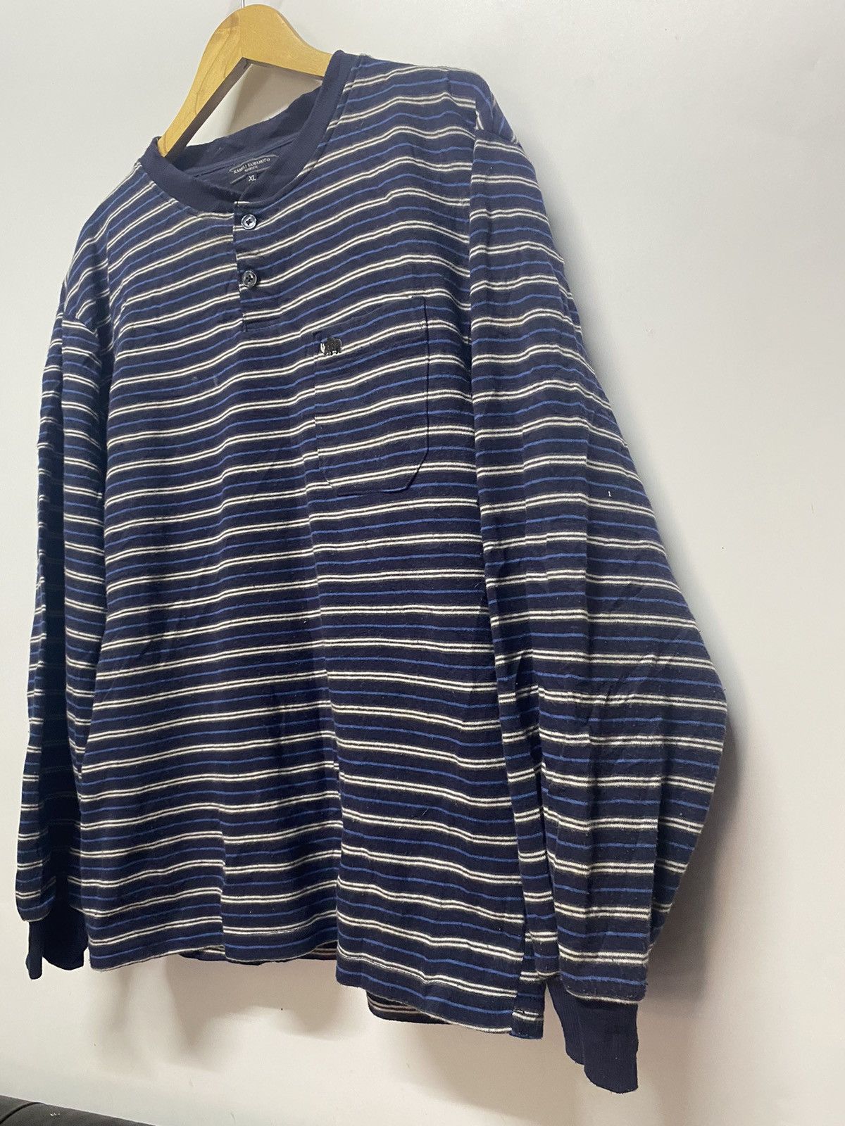 Designer × Kansai Yamamoto × Vintage Vintage Kansai Yamamoto Pullover Long Sleeve Shirt Size US XL / EU 56 / 4 - 3 Thumbnail