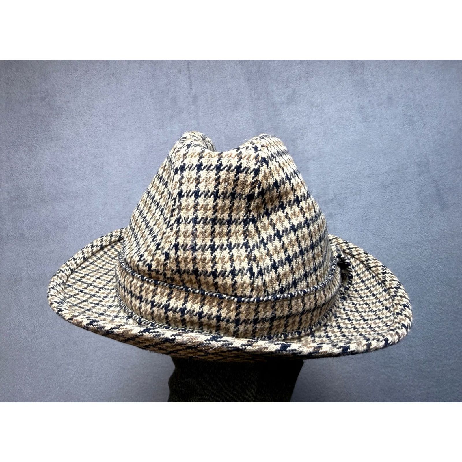 Vintage VINTAGE FailsWorth Fedora Hat Mens S Wool Blend Brown Fedora Hat S Mens Brown Size ONE SIZE - 5 Thumbnail