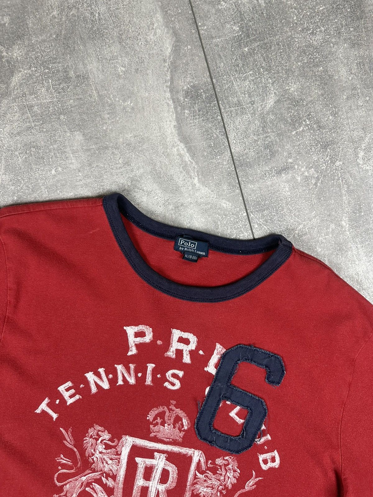Polo Ralph Lauren Polo Ralph Lauren Overprint Logo Mens Red T-Shirt Size US S / EU 44-46 / 1 - 2 Thumbnail