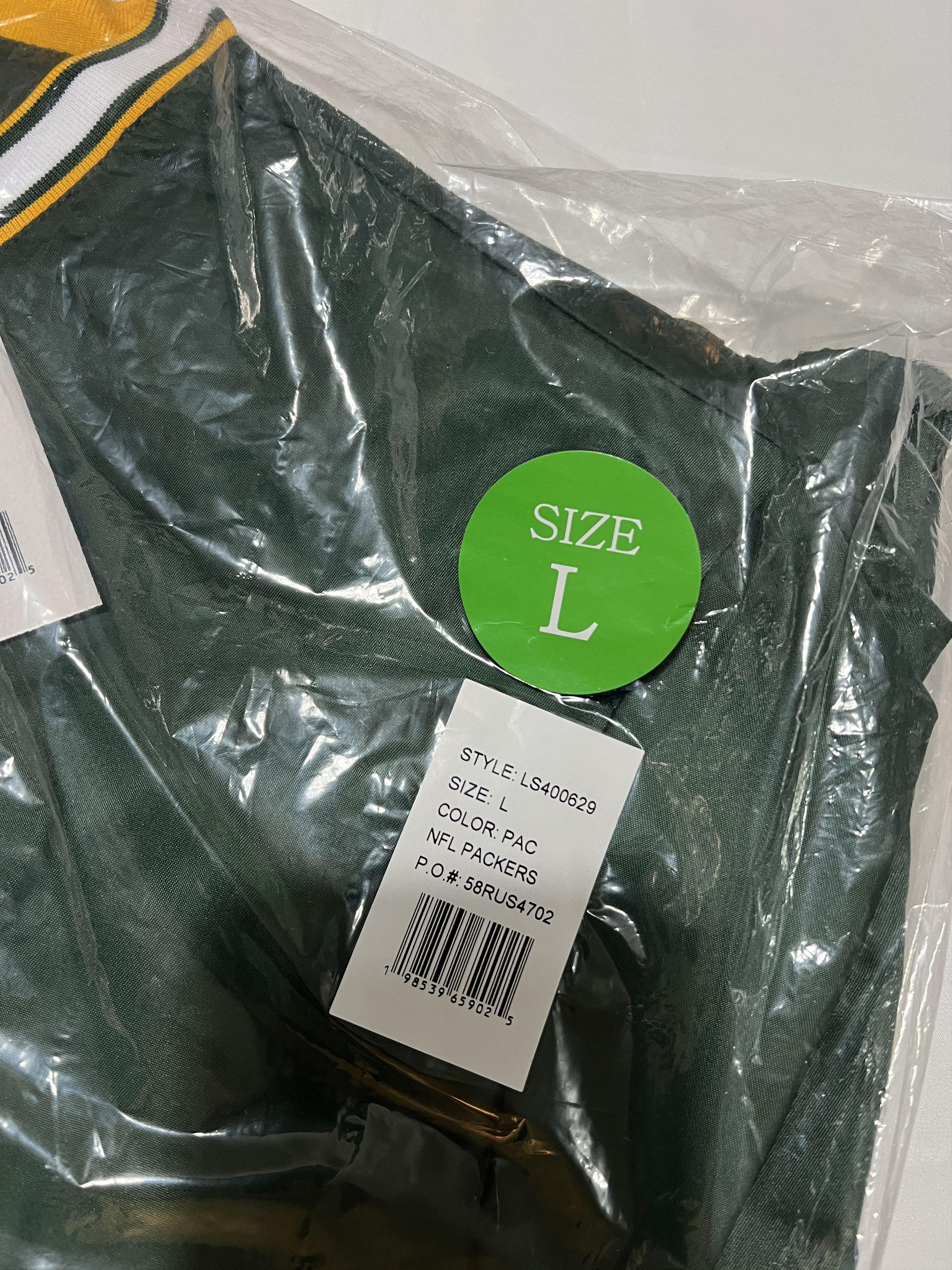 Drake OVO x NFL GREEN BAY PACKERS STARTER® TRAINER PULLOVER JACKET Size US L / EU 52-54 / 3 - 4 Thumbnail