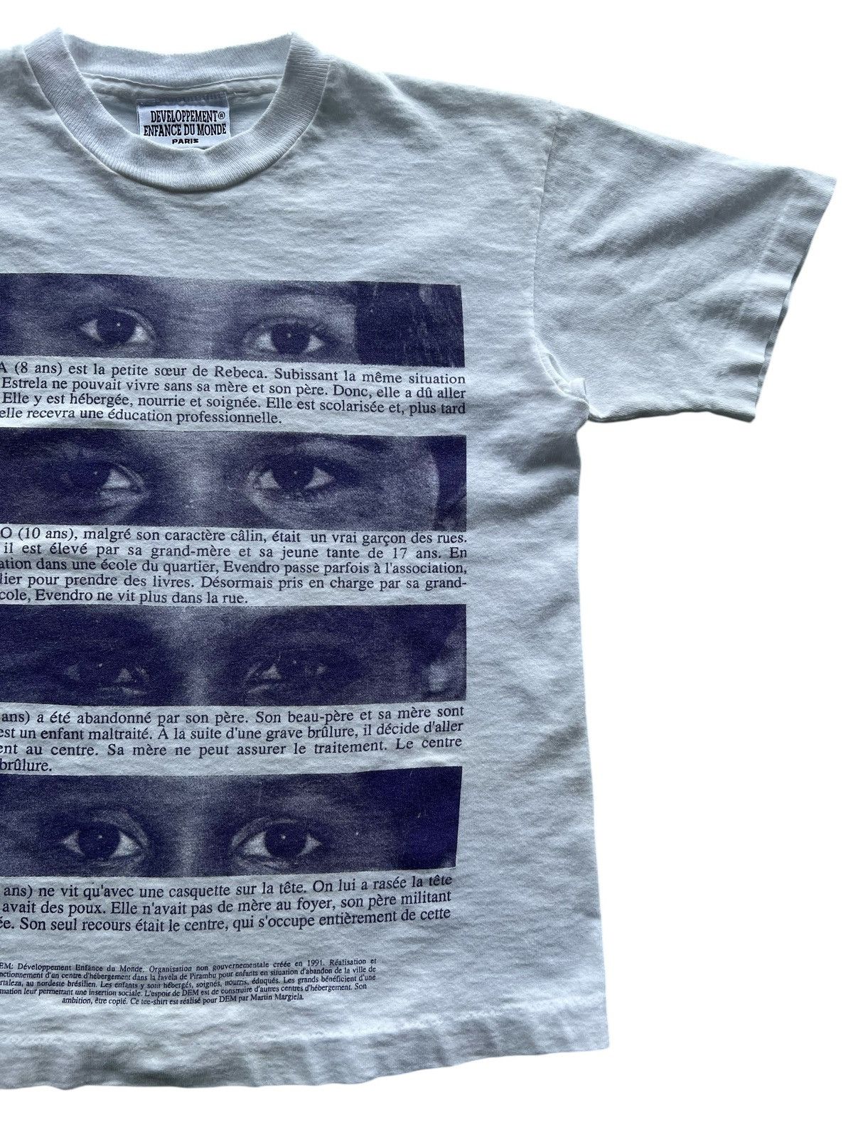 Designer × Maison Margiela 🔥Crazy Rare!! Maison Margiela for DEM 1990’s Charity T-shirt Size US XS / EU 42 / 0 - 4 Thumbnail