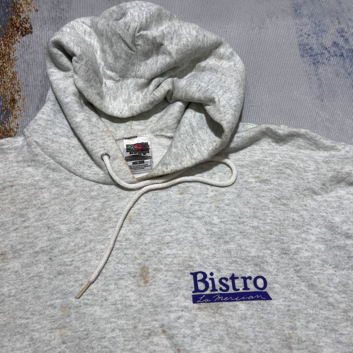 Fruit Of The Loom × Vintage Vintage Humor Joke Hoodie Size US L / EU 52-54 / 3 - 6 Thumbnail