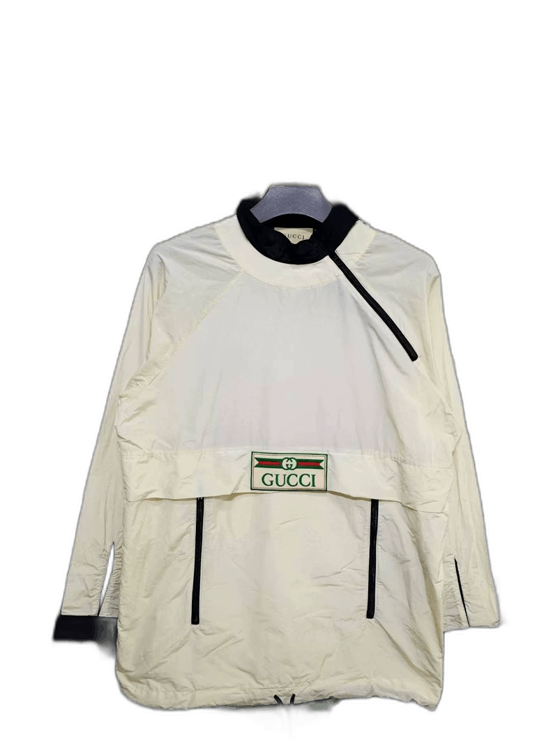 Gucci embroidered logo windbreaker-2508