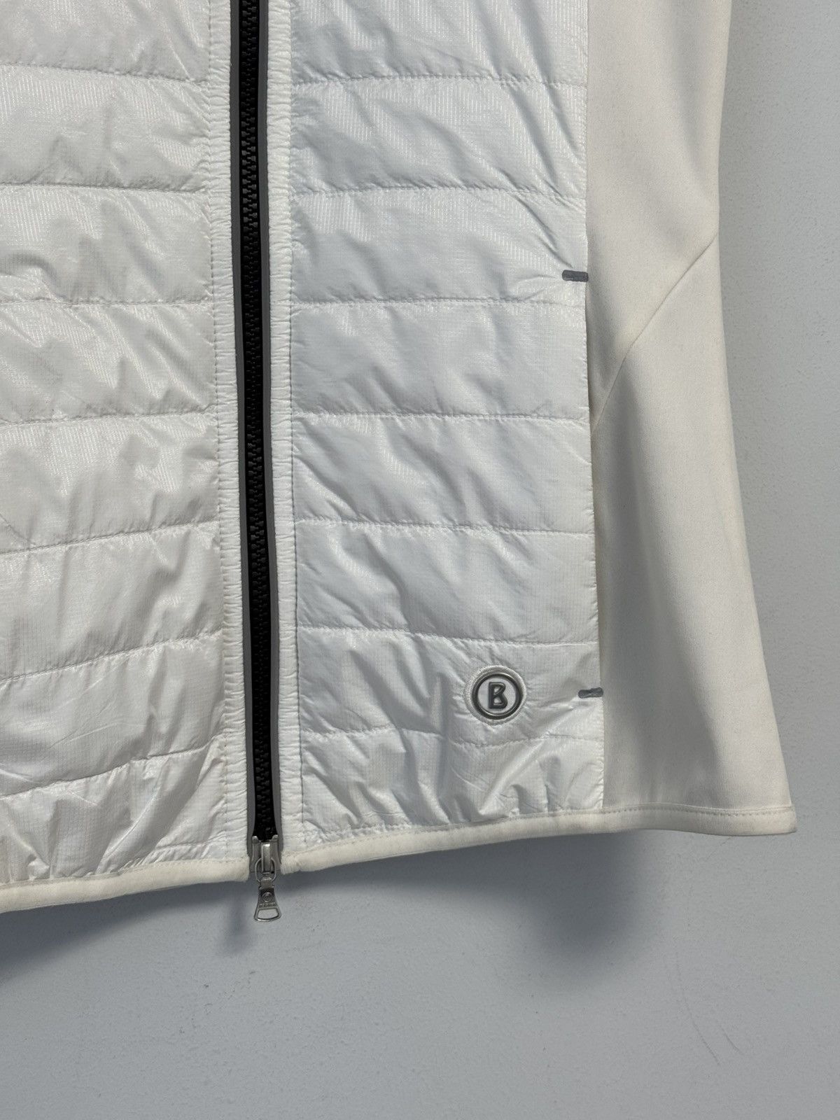 Bogner Women’s Bogner White Quilted Golf Vest Sleeveless Full Zip Size S / US 4 / IT 40 - 4 Thumbnail